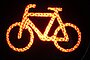 Leuchtendes Velozeichen