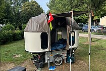 Velo-Anhänger für Camping